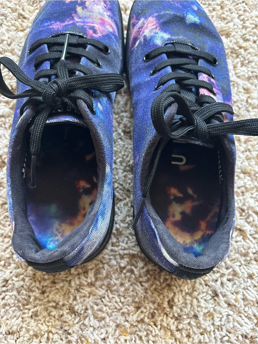 NOBULL Midnight Tie-Dye Canvas Trainer Shoes Sz Women’s 8.5 Men’s 7